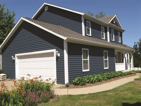 blue metal siding house|steel blue siding color.